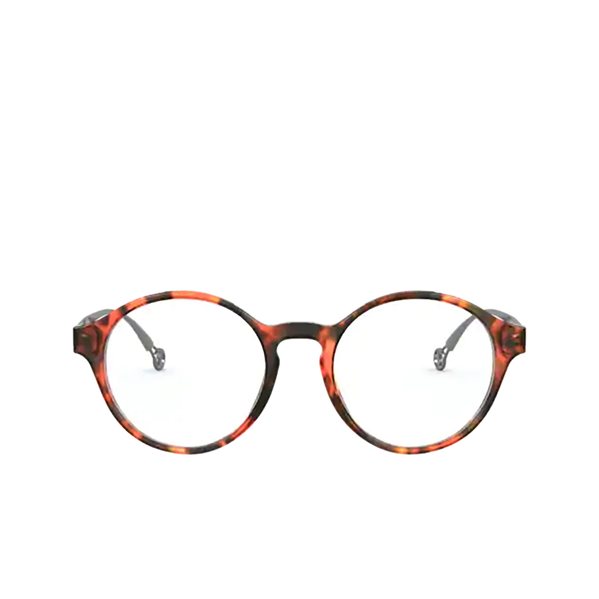 Giorgio Armani® Round Eyeglasses: AR7184 color Red 5814 - front view.