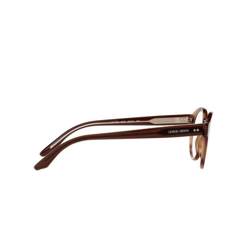 Giorgio Armani AR7196 Korrektionsbrillen 5573 striped brown - 3/4