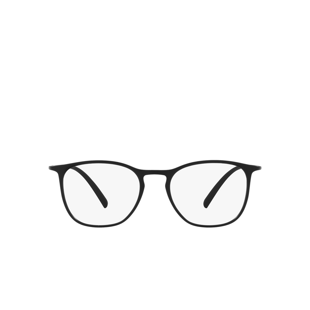 Giorgio Armani® Square Eyeglasses: AR7202 color Matte Black 5042 - front view.