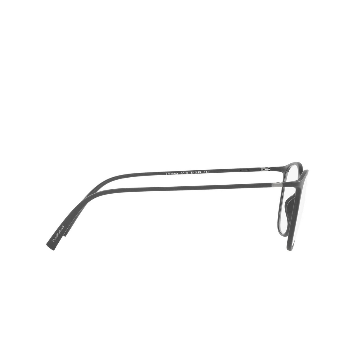 Giorgio Armani® Square Eyeglasses: AR7202 color Matte Grey 5060 - 3/3.