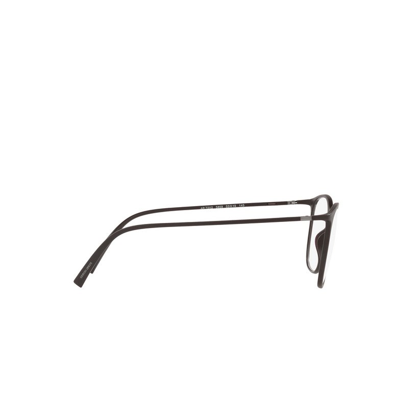Giorgio Armani AR7202 Eyeglasses 5858 matte brown - 3/4