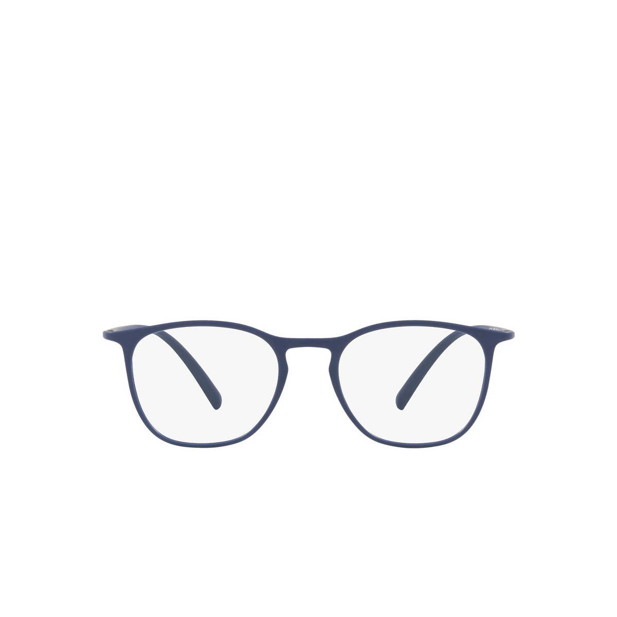 Giorgio Armani® Square Eyeglasses: AR7202 color Matte Blue 5859 - front view.