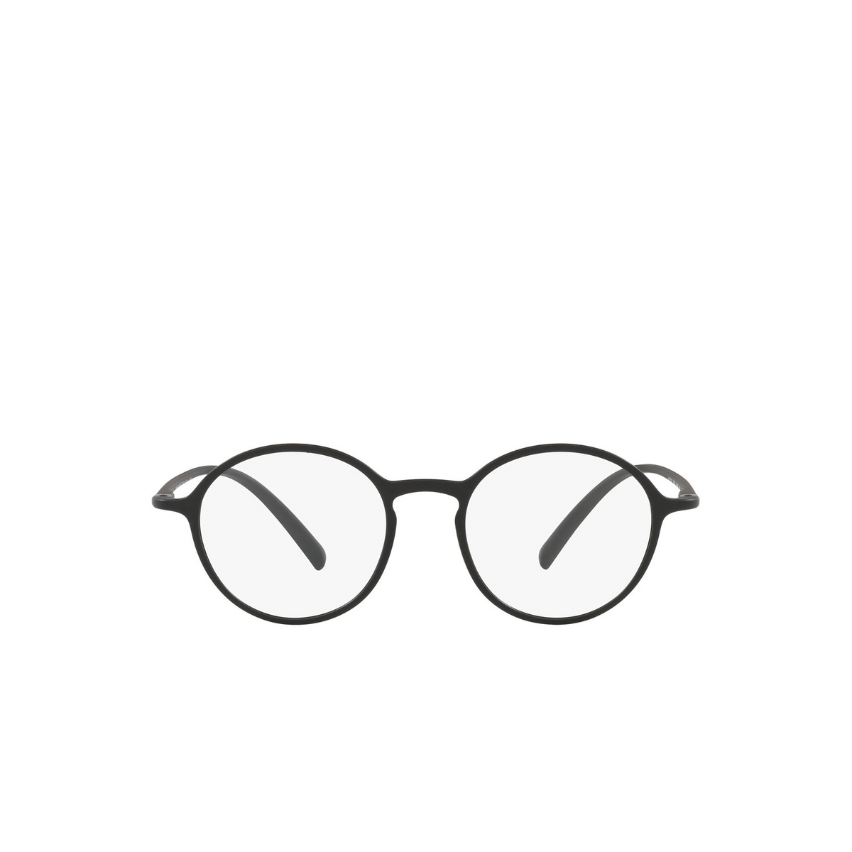 Giorgio Armani® Round Eyeglasses: AR7203 color Matte Grey 5060 - front view.