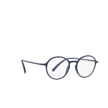 Giorgio Armani AR7203 Eyeglasses 5859 matte blue - three-quarters view