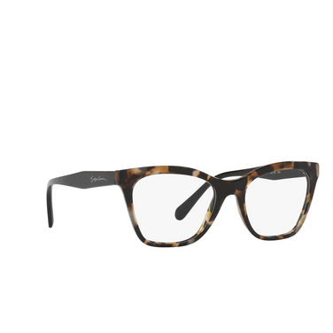 Gafas graduadas Giorgio Armani AR7205 5847 brown tortoise - Vista tres cuartos