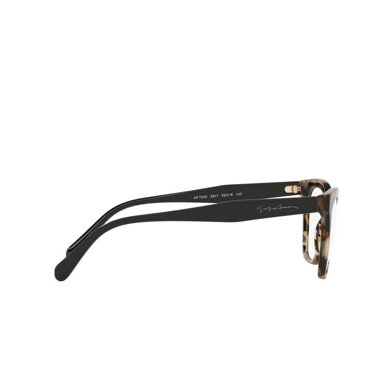 Gafas graduadas Giorgio Armani AR7205 5847 brown tortoise - 3/4