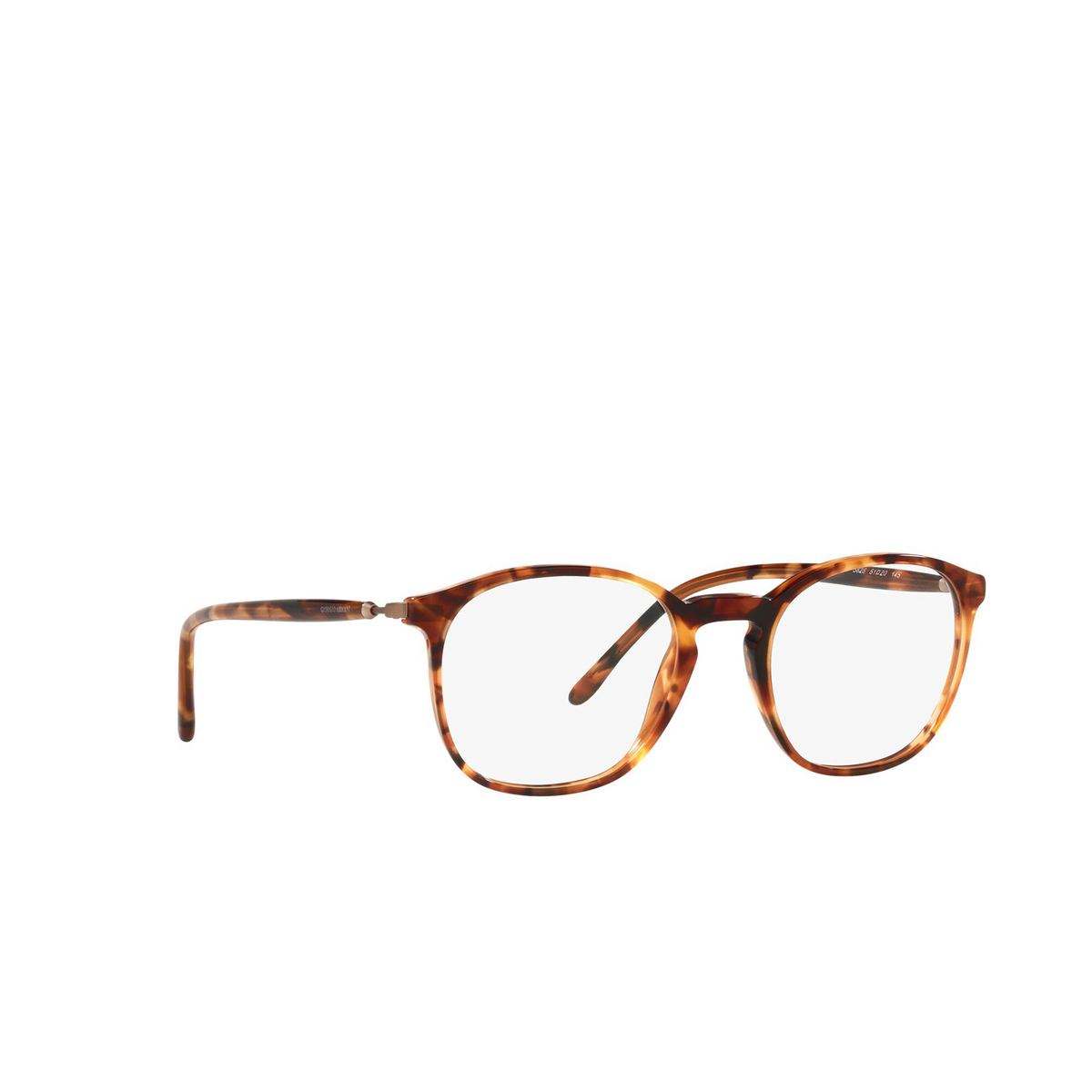 Giorgio Armani® Square Eyeglasses: AR7213 color Honey Havana 5825 - three-quarters view.