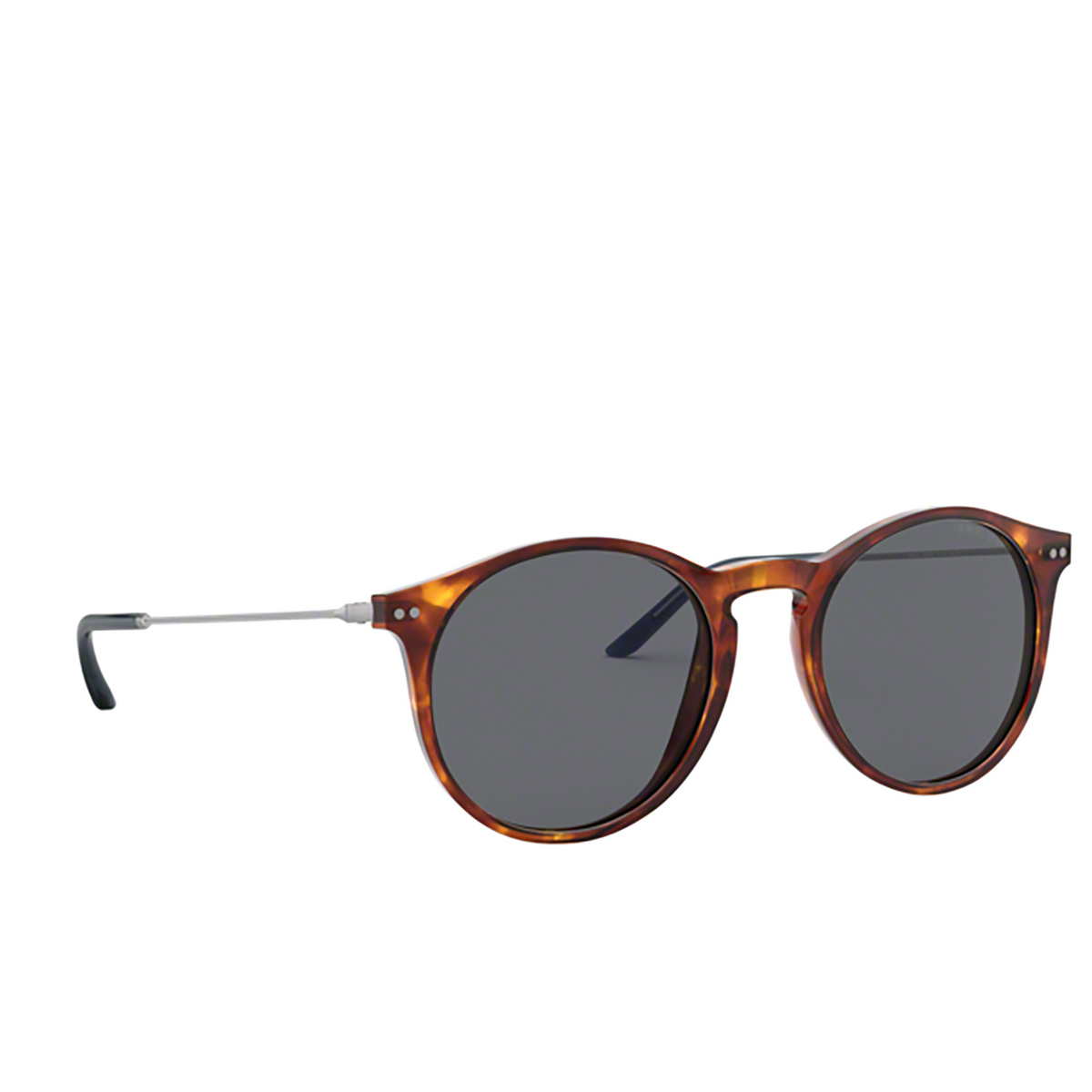 Giorgio Armani AR8121 Sunglasses 576287 RED HAVANA - three-quarters view
