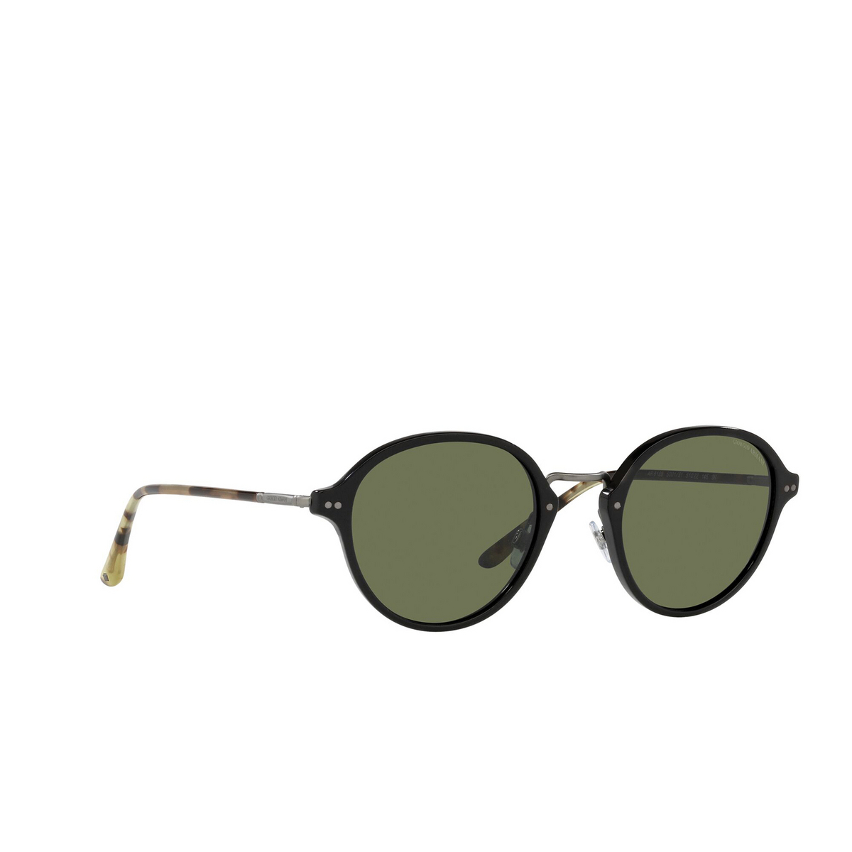 Giorgio Armani AR8139 Sunglasses 500131 Black - three-quarters view