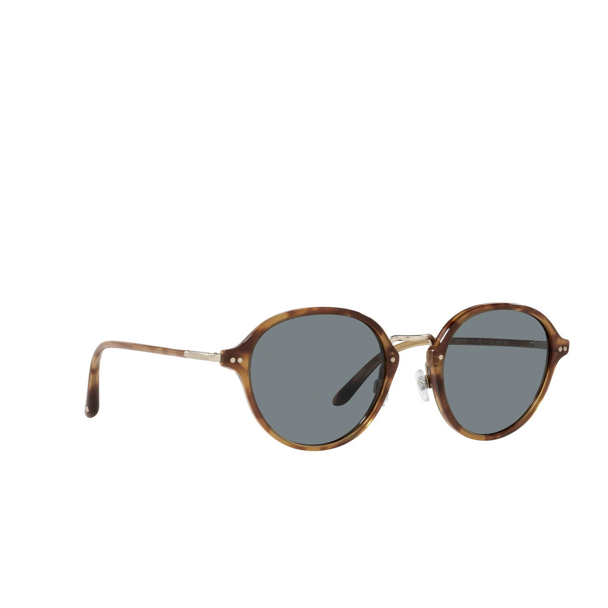 Giorgio Armani® Square Sunglasses: AR8139 color Brown Tortoise 5762R5 - three-quarters view.