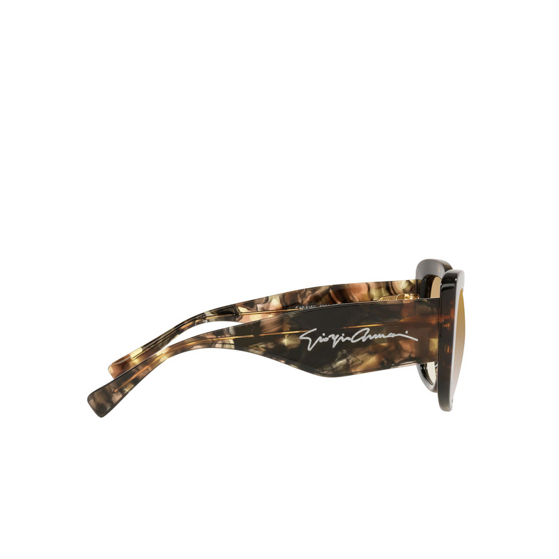 Giorgio Armani AR8150 Sunglasses 59046E yellow tortoise - 3/4