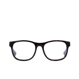 Gucci® Square Eyeglasses: GG0004O color Black 003.