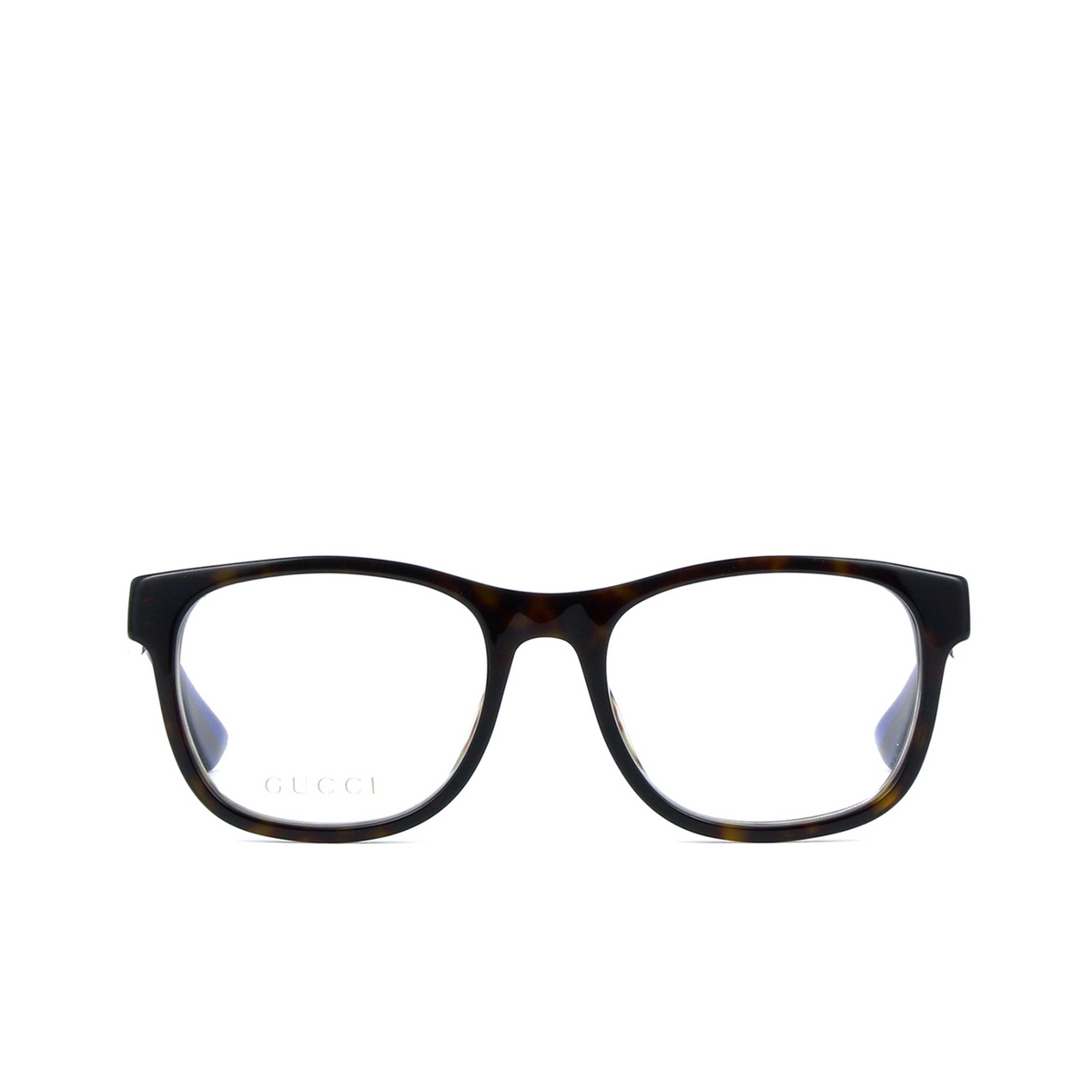 Gucci® Square Eyeglasses: GG0004O color Black 003 - 1/3.