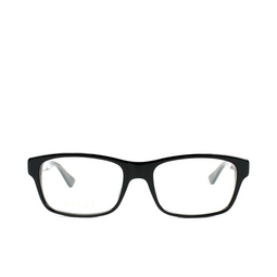 Gucci® Rectangle Eyeglasses: GG0006O color Black 005.