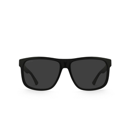 Gucci® Square Sunglasses: GG0010S color 001 Black 
