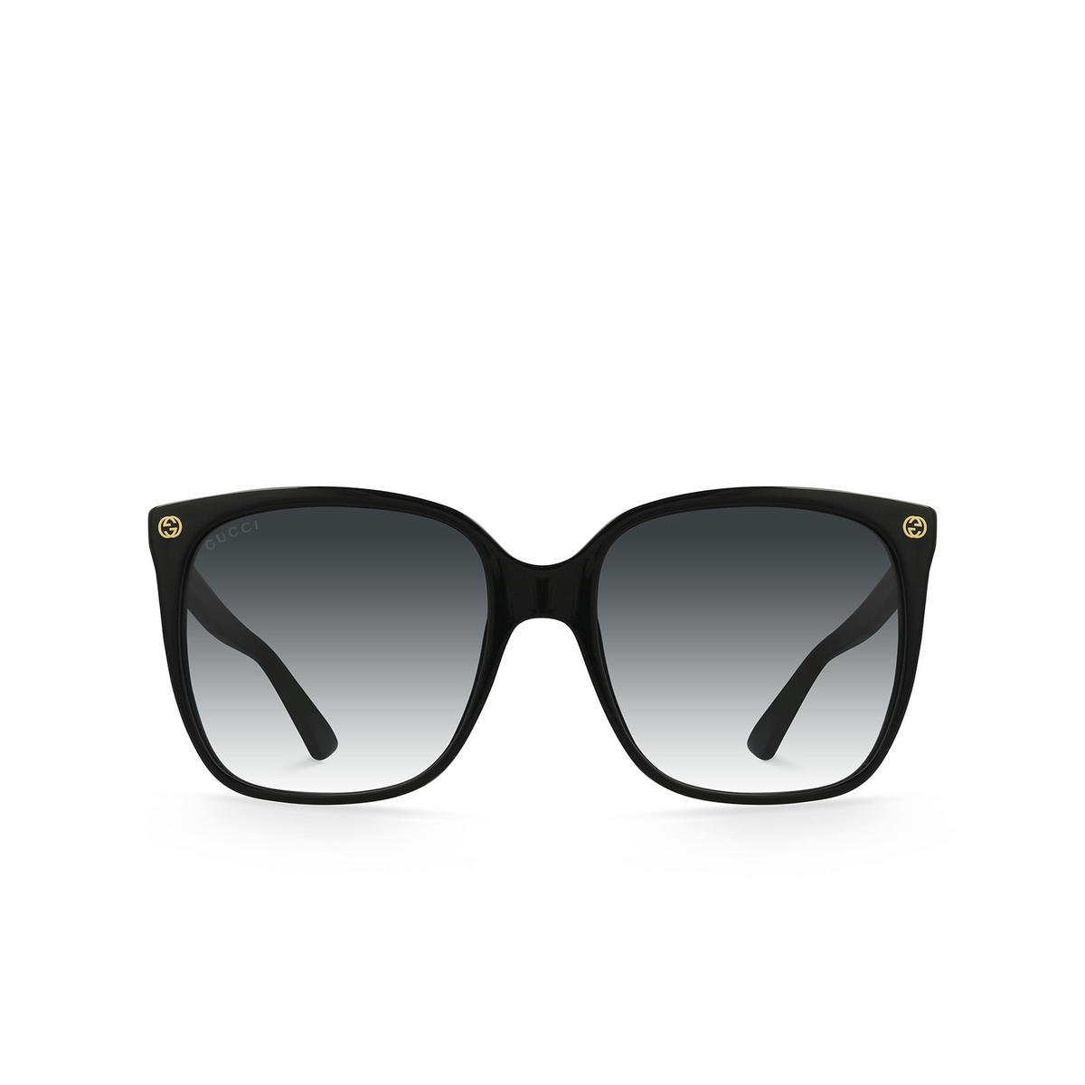 Gucci® Butterfly Sunglasses: GG0022S color 001 Black - 1/3