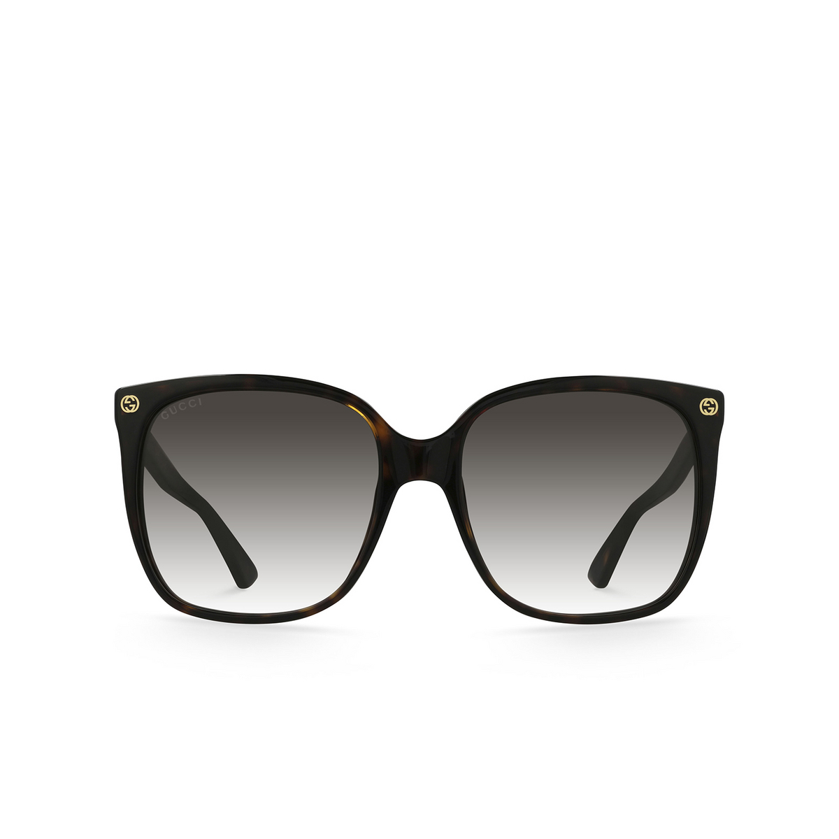 Gucci GG0022S Sunglasses 003 Havana - front view