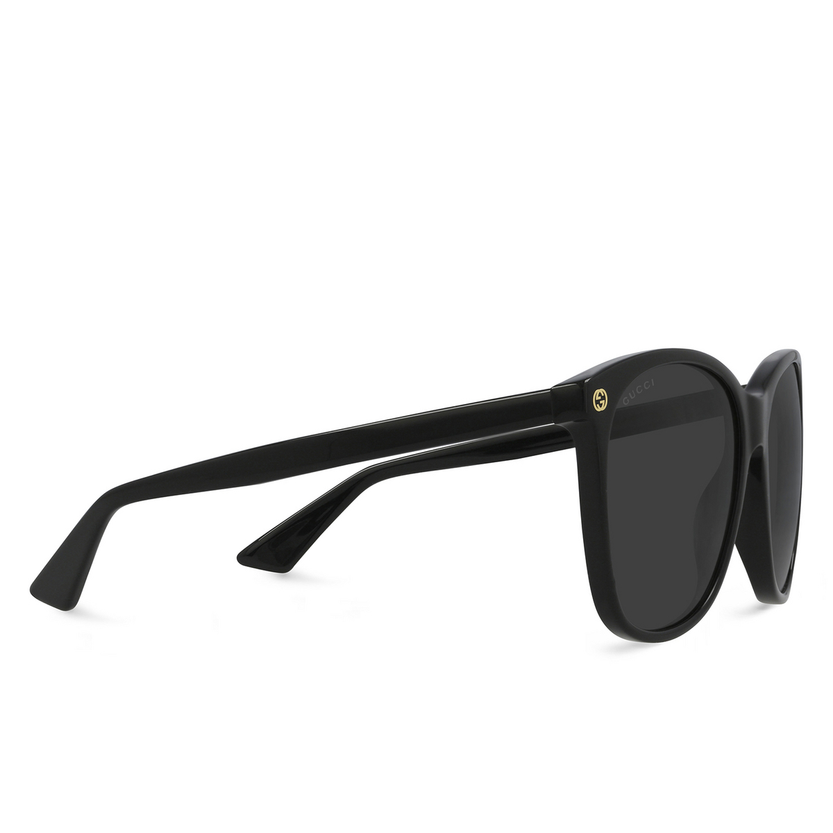 Gucci GG0024S Sunglasses 001 Black - three-quarters view