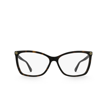Gucci GG0025O Korrektionsbrillen 002 havana - Vorderansicht