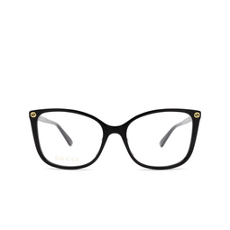 Gucci® Square Eyeglasses: GG0026O color Black 001.