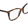 Gucci® Square Eyeglasses: GG0026O color Havana 002 - product thumbnail 3/3.