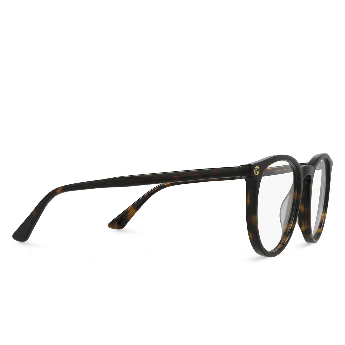 Gucci GG0027O Eyeglasses 002 Havana - three-quarters view