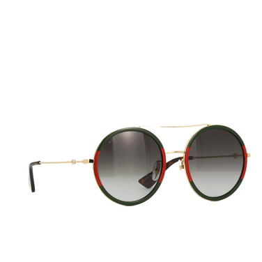 Gucci GG0061S Sonnenbrillen 003 gold - Dreiviertelansicht