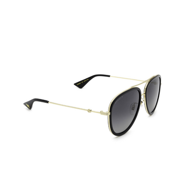 Gafas de sol Gucci GG0062S 011 gold - Vista tres cuartos