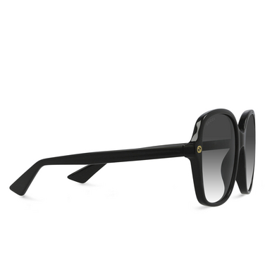 Gucci GG0092S Sunglasses 001 black - three-quarters view