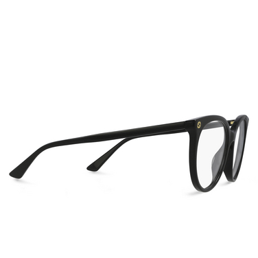 Gucci GG0093O Korrektionsbrillen 001 black - Dreiviertelansicht