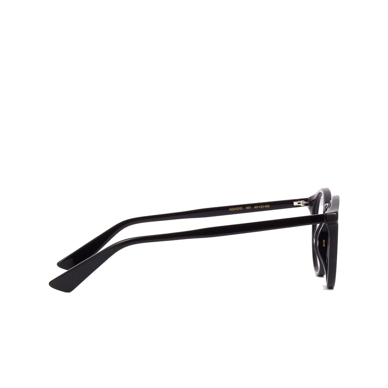 Gucci GG0121O Eyeglasses 001 black - 3/4