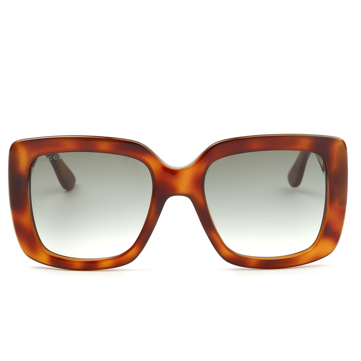 Gucci® Square Sunglasses: GG0141S color 002 Havana - product thumbnail 1/4