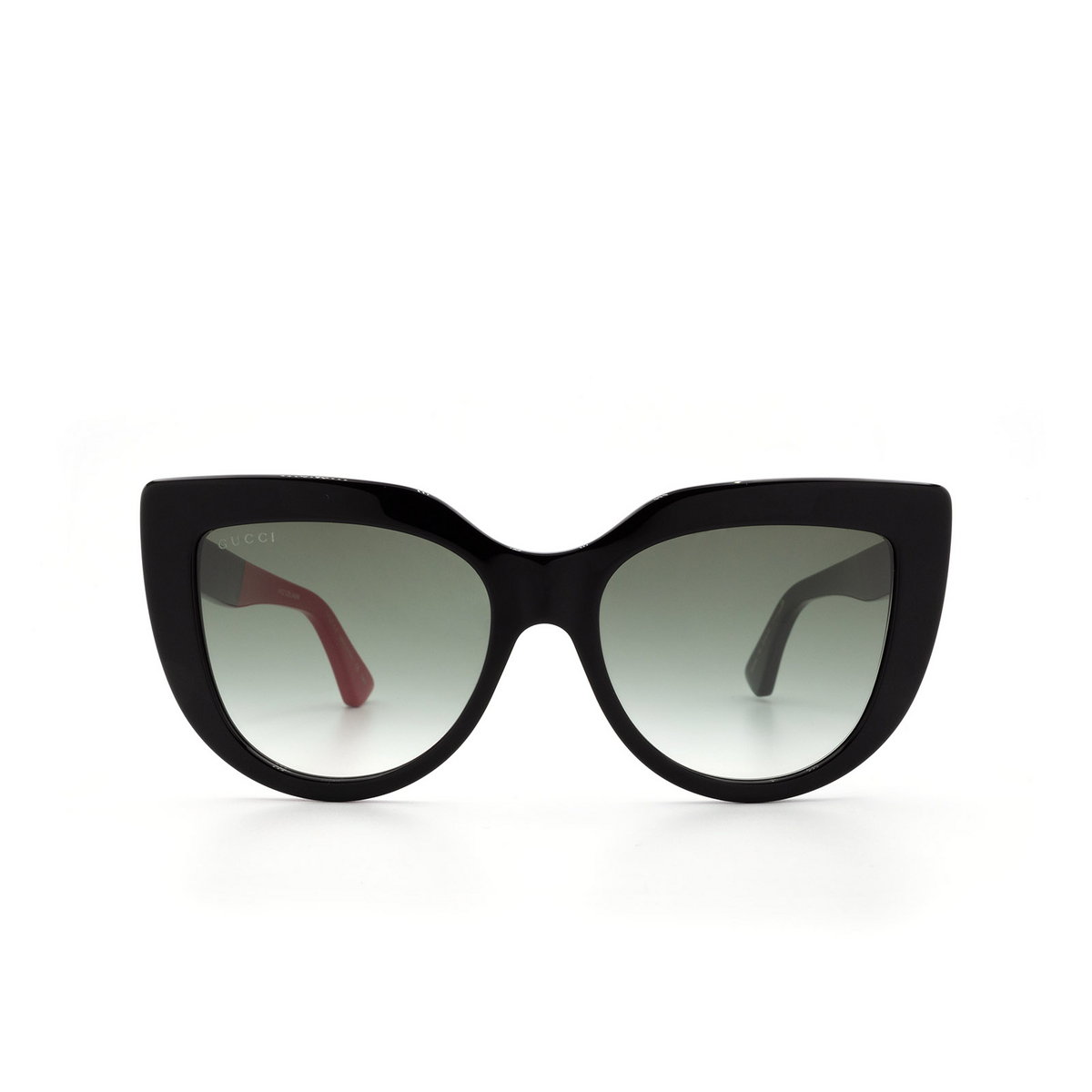 Gucci® Cat-eye Sunglasses: GG0164S color 003 Black - 1/3