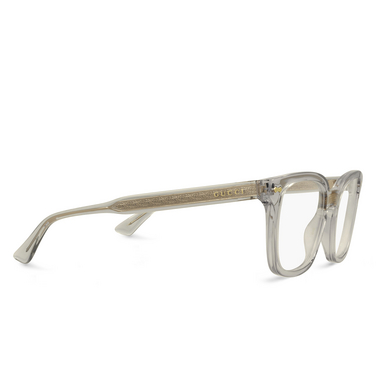 Gucci GG0184O Korrektionsbrillen 005 grey - Dreiviertelansicht
