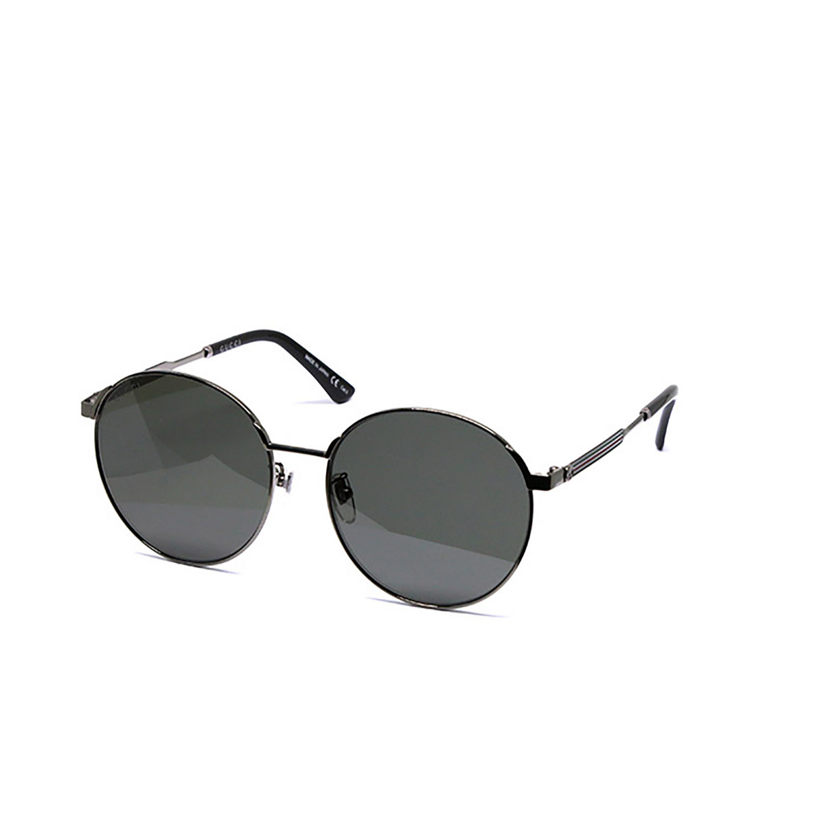 Gucci® Round Sunglasses: GG0206SK color 002 Black - product thumbnail 2/3
