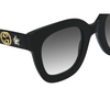 Gucci GG0208S Sunglasses 001 black - product thumbnail 3/5