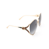 Gafas de sol Gucci GG0225S 001 gold - Miniatura del producto 2/4