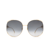 Gafas de sol Gucci GG0225S 001 gold - Miniatura del producto 1/4