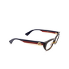 Gucci® Cat-eye Eyeglasses: GG0277O color Havana 006 - product thumbnail 2/3.