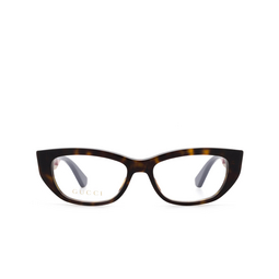 Gucci® Cat-eye Eyeglasses: GG0277O color Havana 006.