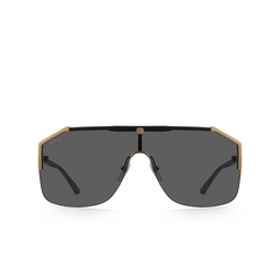 Gucci® Mask Sunglasses: GG0291S color Gold 001.
