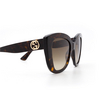 Gucci GG0327S Sunglasses 002 havana - product thumbnail 3/4