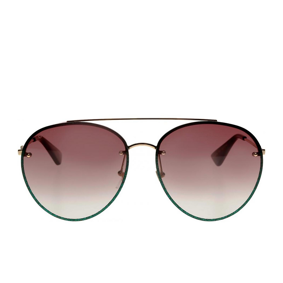 Gucci GG0351S Sunglasses 004 Gold - front view