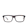 Gucci® Rectangle Eyeglasses: GG0384O color Dark Havana 005 - product thumbnail 1/2.