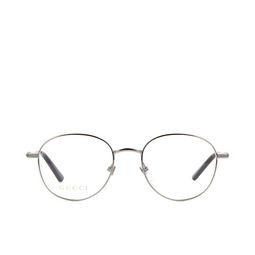 Gucci® Round Eyeglasses: GG0392O color Ruthenium 001.