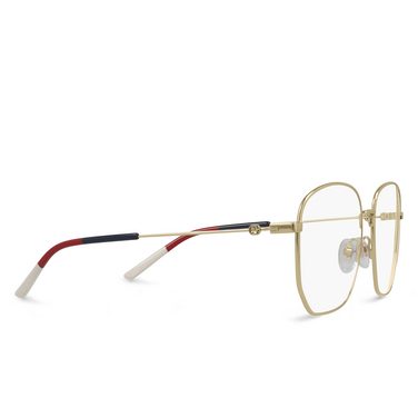 Gucci GG0396O Korrektionsbrillen 002 gold - Dreiviertelansicht