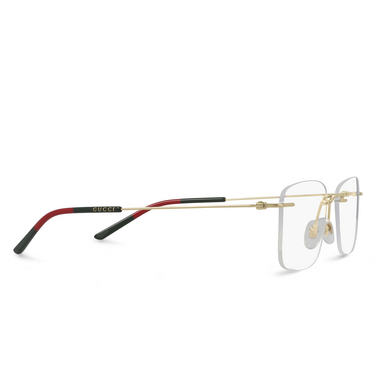 Gucci GG0399O Korrektionsbrillen 002 gold - Dreiviertelansicht