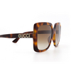 Gucci GG0418S Sunglasses 003 havana - product thumbnail 3/4