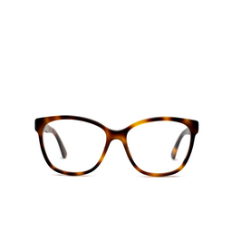 Gucci® Cat-eye Eyeglasses: GG0421O color Havana 002.