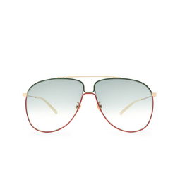 Gucci® Aviator Sunglasses: GG0440S color 004 Gold 